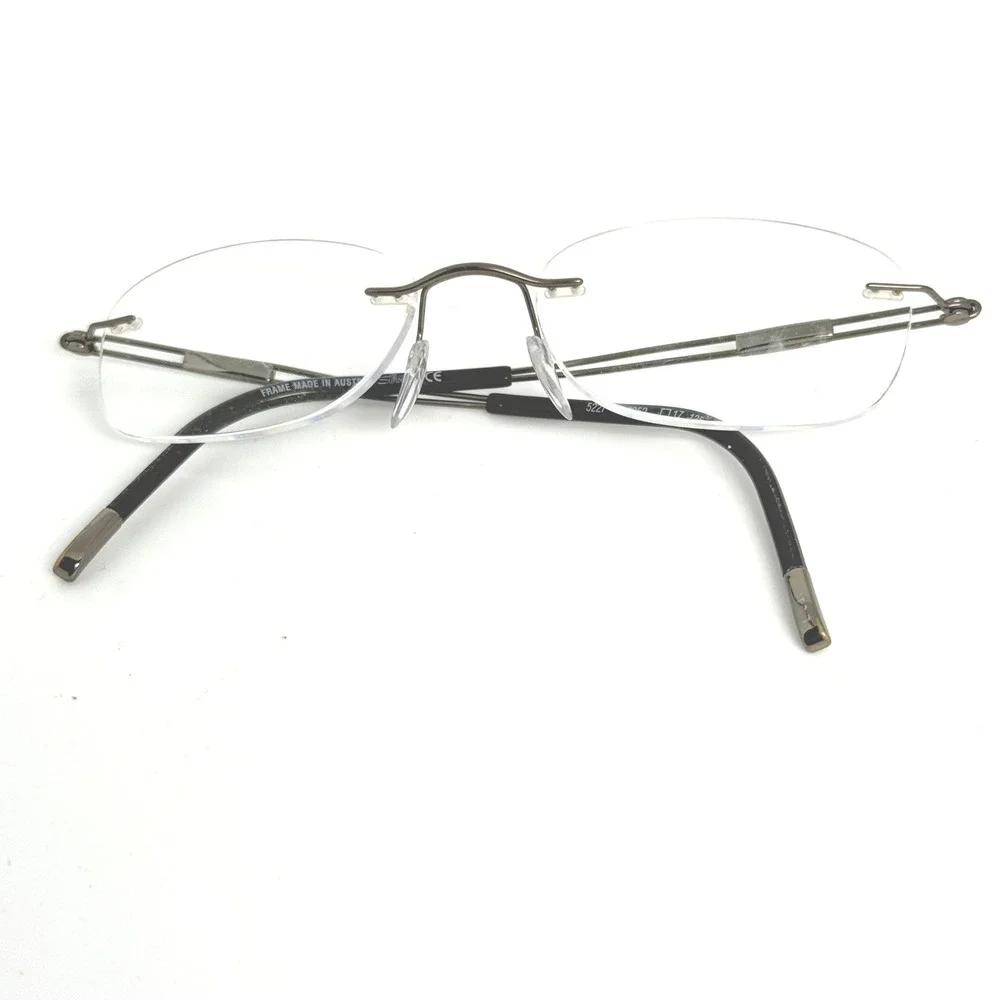 Silhouette Rimless Eyeglasses Frame‎ 5227 40 6052 Gray Silver Austria 17  21724